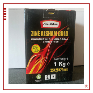 Zine Alsham Gold Cococubes Natural Coconut Charcoal 1KG – 72-Blocks